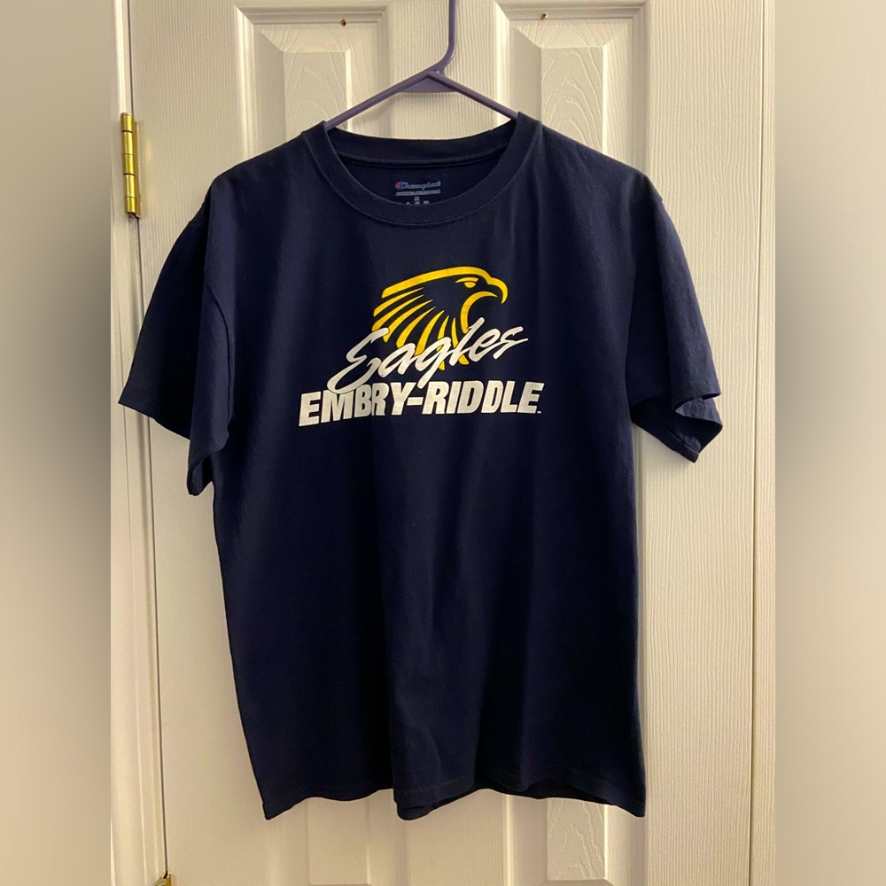 Champion EMBRY RIDDLE AERONAUTICAL UNIVERSITY Eagle T-Shirt-Unisex Medium